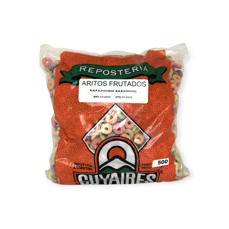 ARITOS FRUTADOS x 500g