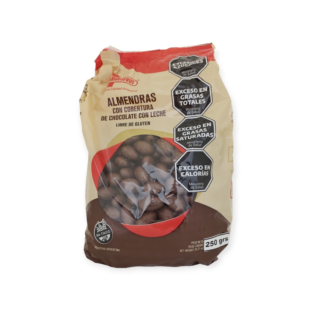 ALMENDRAS CON CHOCO LECHE x 250g