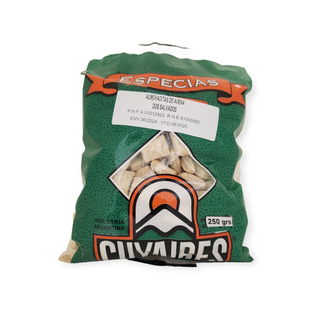 ALMOHADITAS DE AVENA - DOS SALVADOS x 250g