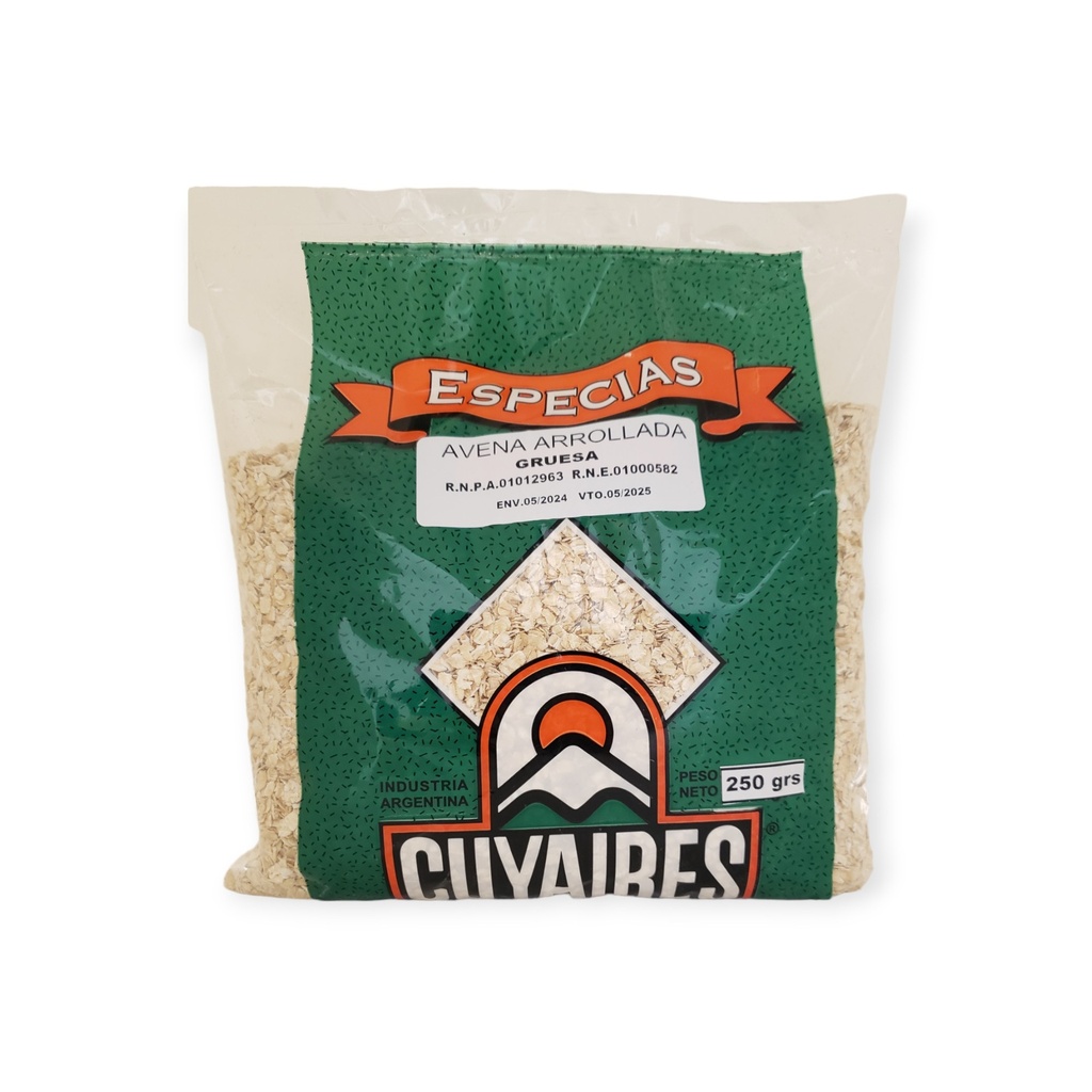 AVENA ARROLLADA TRADICIONAL - GRUESA x 250g