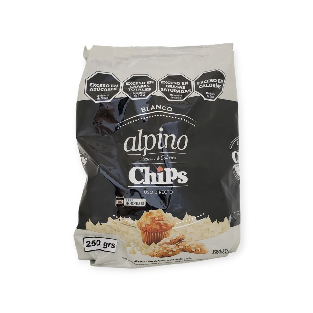 CHIPS DE CHOCOLATE BLANCO x 250g