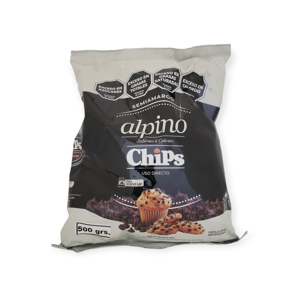 CHIPS DE CHOCOLATE NEGRO x 500g