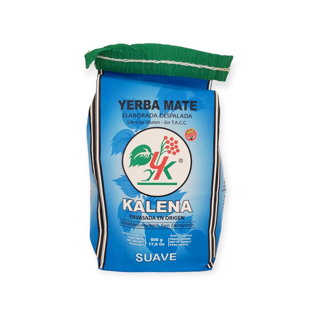 YERBA MATE ORGANICA (KALENA) DESPALADA x 500g