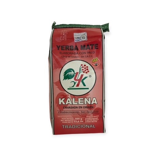 [73109] YERBA MATE ORGANICA (KALENA) TRADICIONAL x 500g