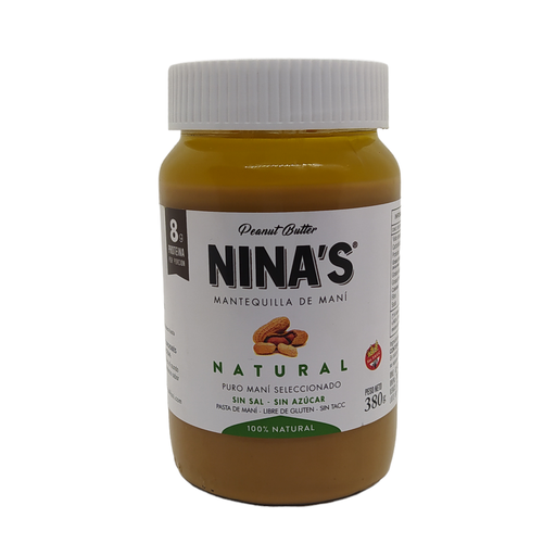 [71203] MANTEQUILLA DE MANI (NINA´S) x 380g